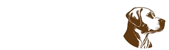 Colbert Law logo with white text and a circle with a brown dog's head in it